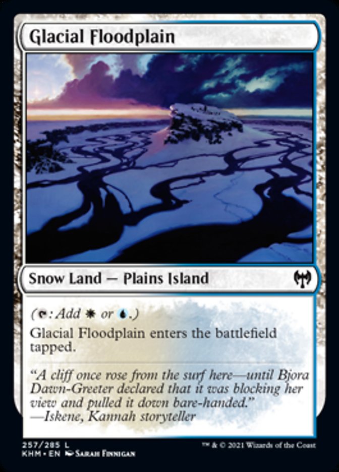 Glacial Floodplain [Kaldheim] | The Time Vault CA