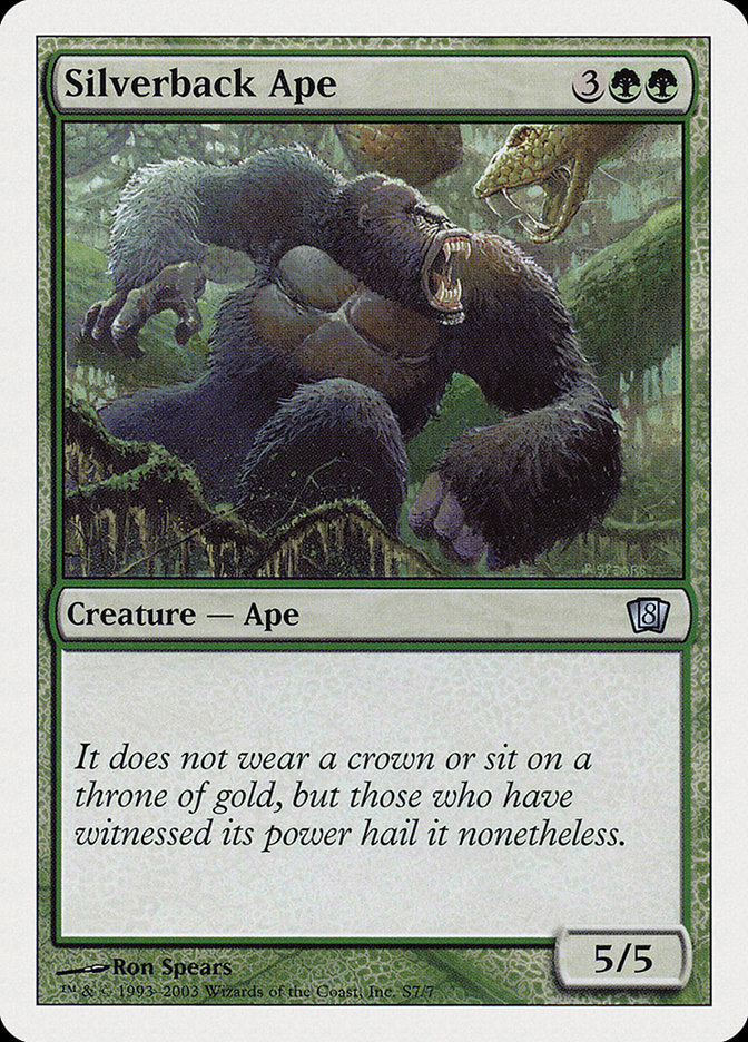 Silverback Ape [Eighth Edition] | The Time Vault CA