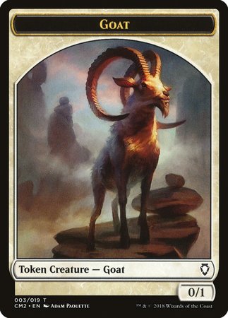 Goat Token [Commander Anthology Volume II Tokens] | The Time Vault CA