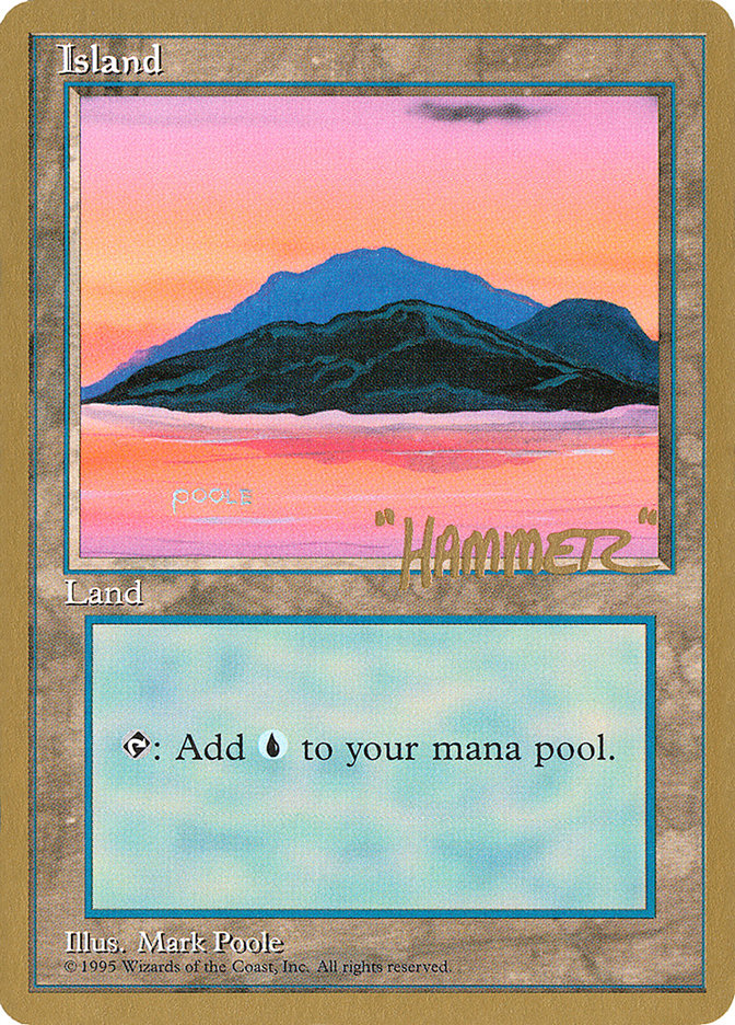 Island (shr369) (Shawn "Hammer" Regnier) [Pro Tour Collector Set] | The Time Vault CA