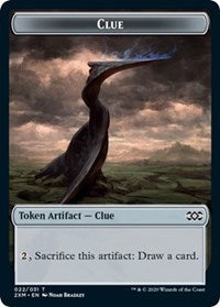 Clue // Wurm (030) Double-sided Token [Double Masters Tokens] | The Time Vault CA