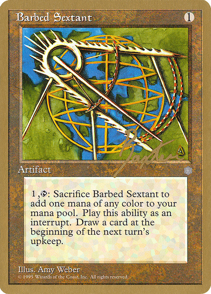 Barbed Sextant (George Baxter) [Pro Tour Collector Set] | The Time Vault CA