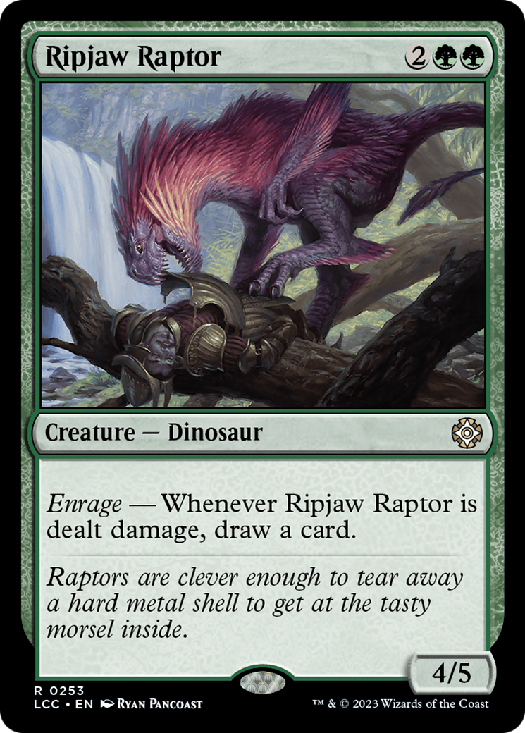 Ripjaw Raptor [The Lost Caverns of Ixalan Commander] | The Time Vault CA