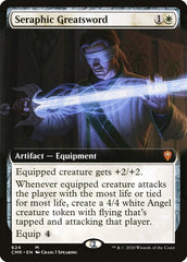 Seraphic Greatsword (Extended Art) [Commander Legends] | The Time Vault CA