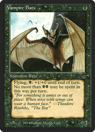 Vampire Bats [Legends] | The Time Vault CA