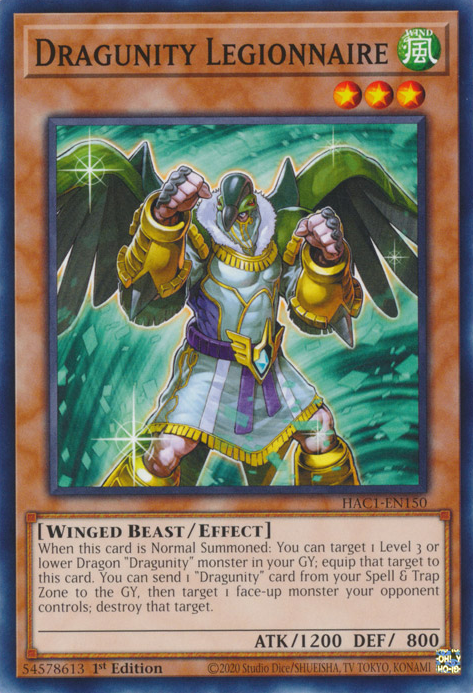 Dragunity Legionnaire [HAC1-EN150] Common | The Time Vault CA
