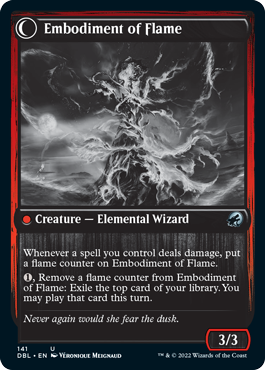 Flame Channeler // Embodiment of Flame [Innistrad: Double Feature] | The Time Vault CA
