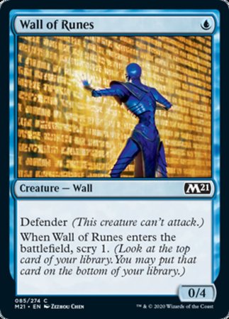 Wall of Runes [Core Set 2021] | The Time Vault CA