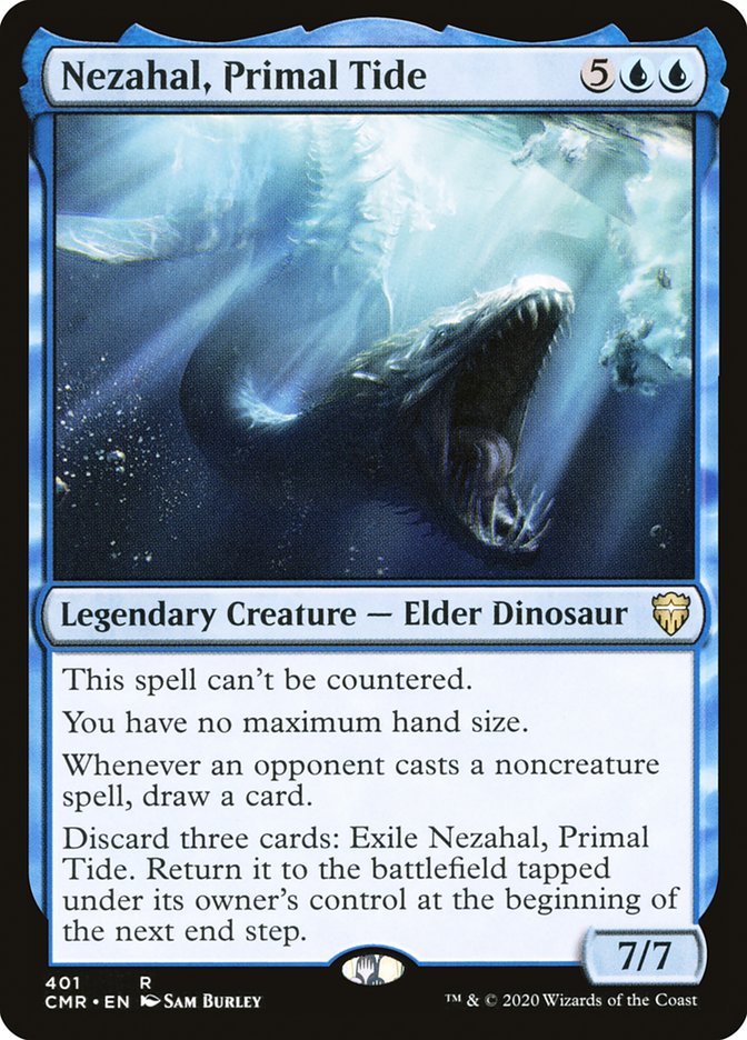 Nezahal, Primal Tide [Commander Legends] | The Time Vault CA