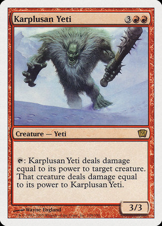 Karplusan Yeti [Ninth Edition] | The Time Vault CA