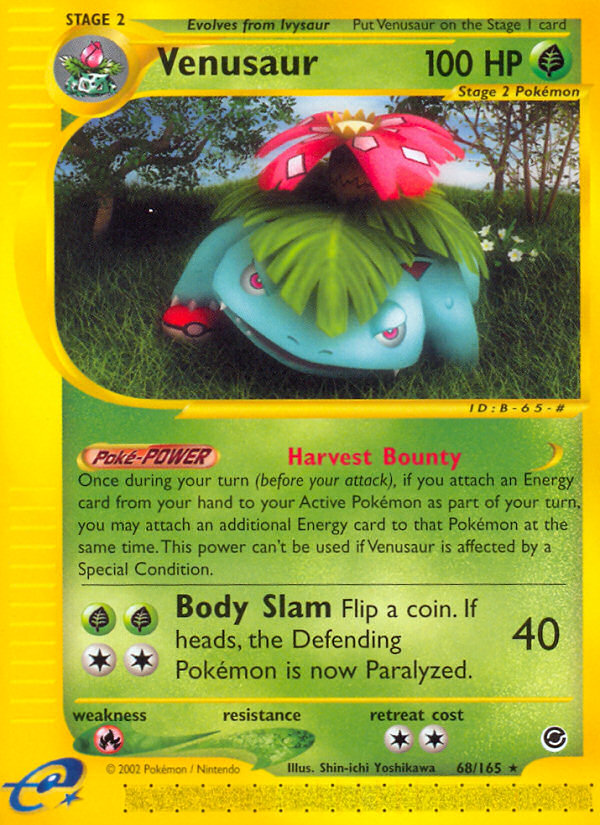 Venusaur (68/165) [Expedition: Base Set] | The Time Vault CA