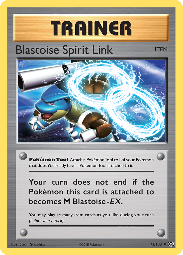 Blastoise Spirit Link (73/108) [XY: Evolutions] | The Time Vault CA