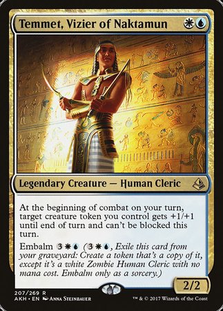 Temmet, Vizier of Naktamun [Amonkhet] | The Time Vault CA