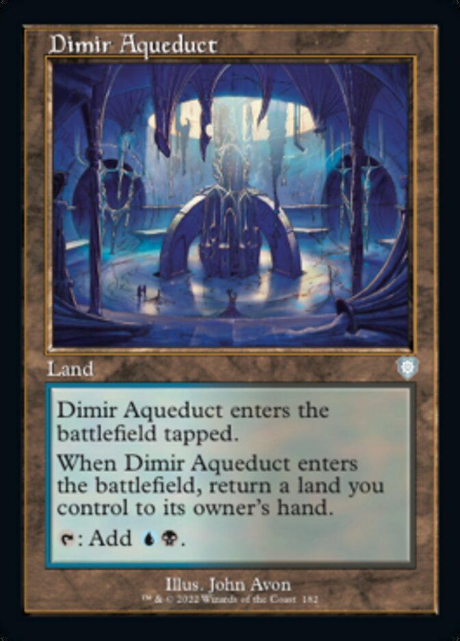 Dimir Aqueduct (Retro) [The Brothers' War Commander] | The Time Vault CA