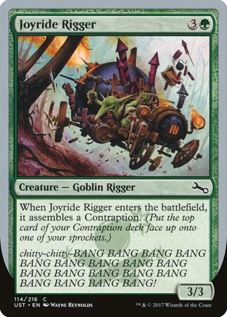 Joyride Rigger [Unstable] | The Time Vault CA