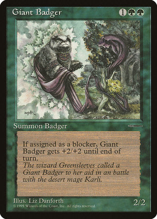 Giant Badger [HarperPrism Book Promos] | The Time Vault CA