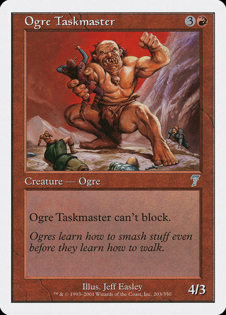 Ogre Taskmaster [Seventh Edition] | The Time Vault CA