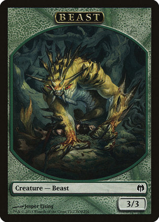 Beast Token [Duel Decks: Heroes vs. Monsters Tokens] | The Time Vault CA