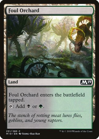 Foul Orchard [Core Set 2019] | The Time Vault CA