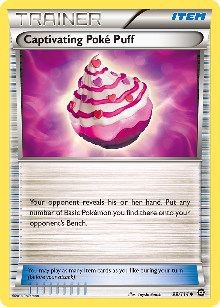 Captivating Poke Puff (99/114) [XY: Steam Siege] | The Time Vault CA