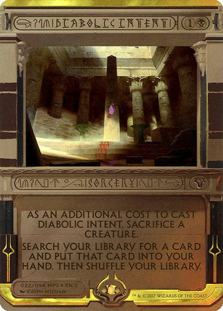 Diabolic Intent [Amonkhet Invocations] | The Time Vault CA