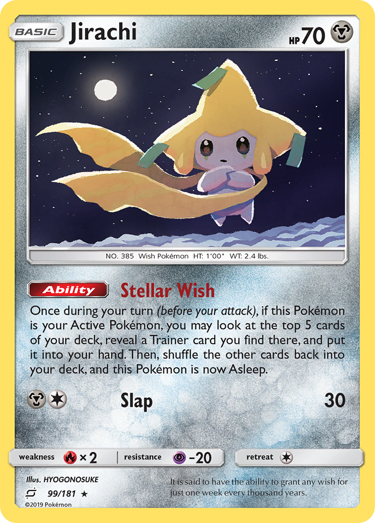 Jirachi (99/181) [Sun & Moon: Team Up] | The Time Vault CA