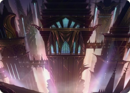 Skybridge Towers Art Card [Streets of New Capenna Art Series] | The Time Vault CA