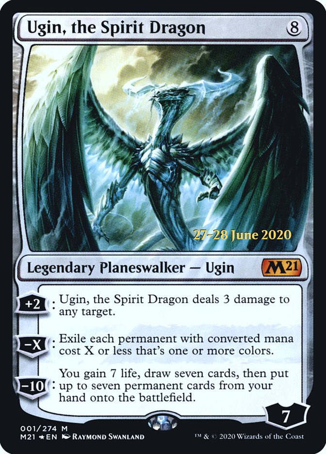 Ugin, the Spirit Dragon  [Core Set 2021 Prerelease Promos] | The Time Vault CA