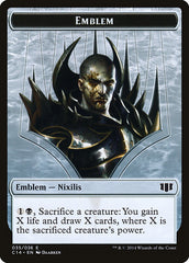 Ob Nixilis of the Black Oath Emblem // Zombie (016/036) Double-sided Token [Commander 2014 Tokens] | The Time Vault CA