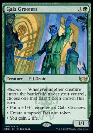 Gala Greeters (Promo Pack) [Streets of New Capenna Promos] | The Time Vault CA