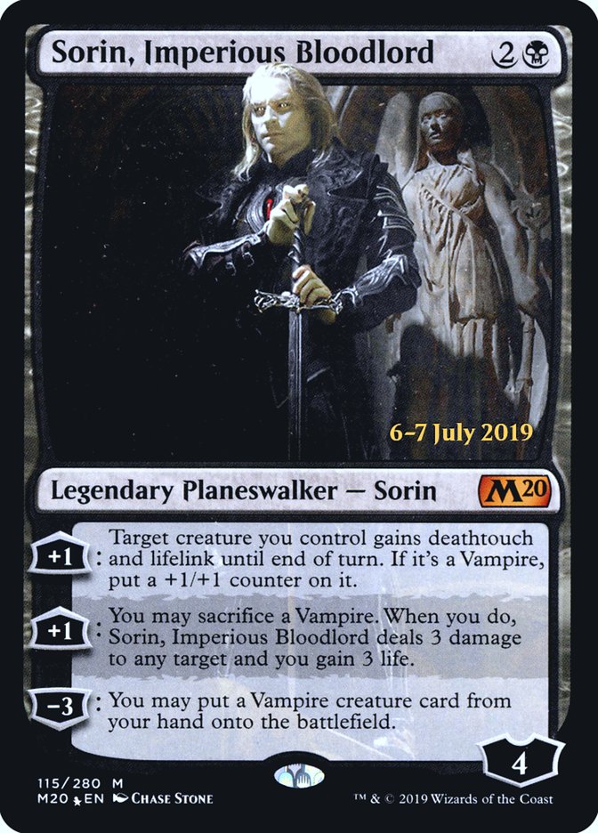 Sorin, Imperious Bloodlord  [Core Set 2020 Prerelease Promos] | The Time Vault CA