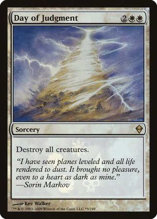 Day of Judgment [Zendikar Promos] | The Time Vault CA