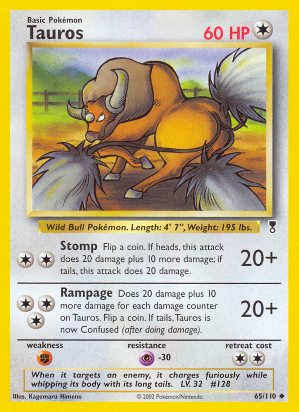 Tauros (65/110) [Legendary Collection] | The Time Vault CA