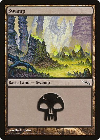 Swamp (295) [Mirrodin] | The Time Vault CA