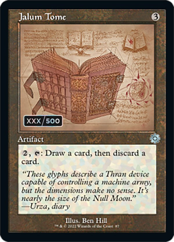 Jalum Tome (Retro Schematic) (Serial Numbered) [The Brothers' War Retro Artifacts] | The Time Vault CA