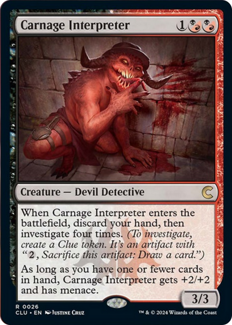 Carnage Interpreter [Ravnica: Clue Edition] | The Time Vault CA