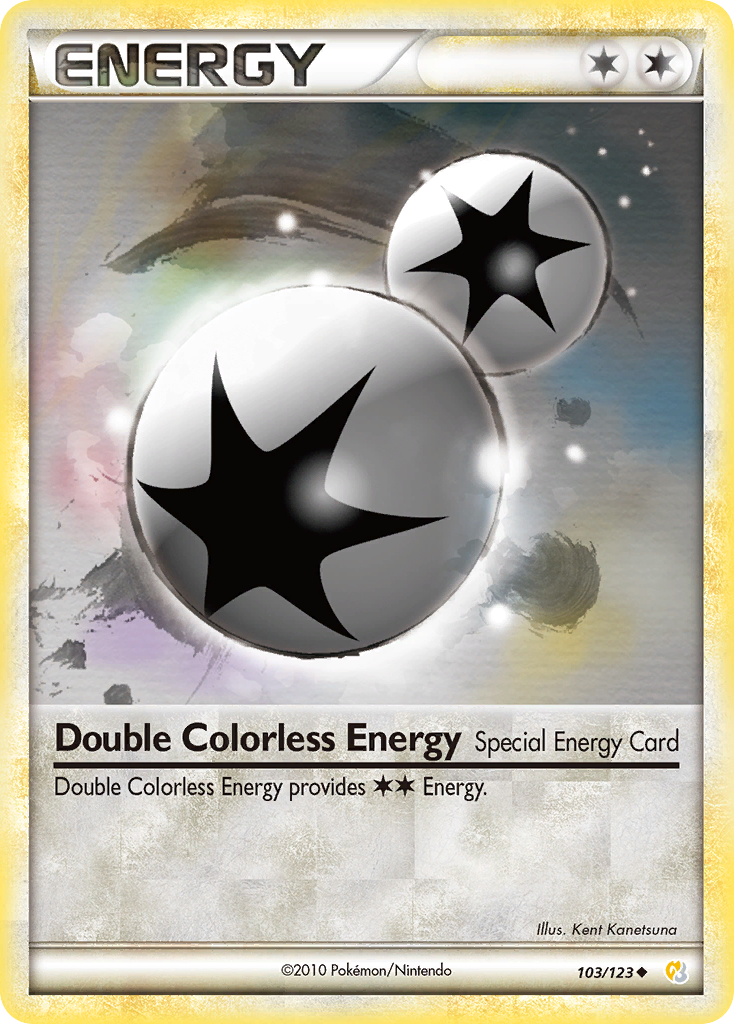 Double Colorless Energy (103/123) [HeartGold & SoulSilver: Base Set] | The Time Vault CA