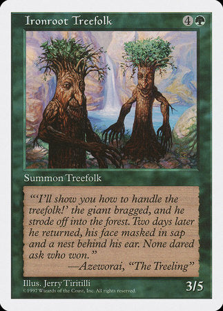 Ironroot Treefolk [Fifth Edition] | The Time Vault CA