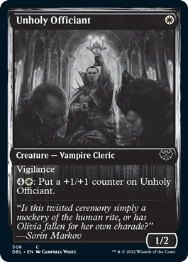 Unholy Officiant [Innistrad: Double Feature] | The Time Vault CA