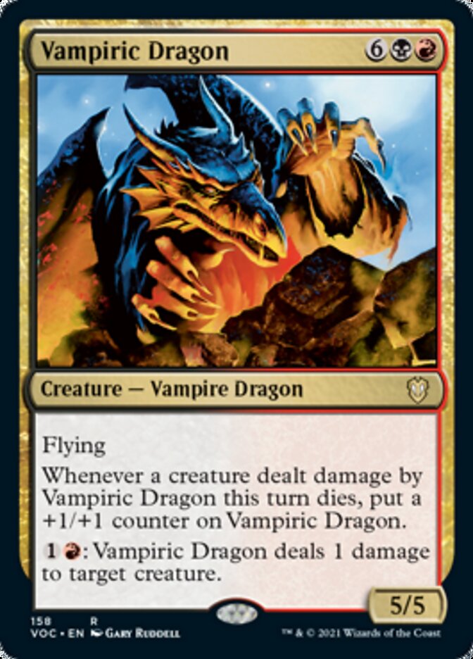 Vampiric Dragon [Innistrad: Crimson Vow Commander] | The Time Vault CA