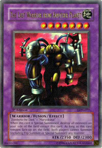 The Last Warrior from Another Planet [LON-077] Ultra Rare | The Time Vault CA