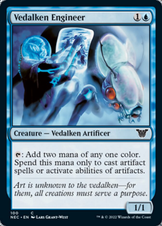 Vedalken Engineer [Kamigawa: Neon Dynasty Commander] | The Time Vault CA