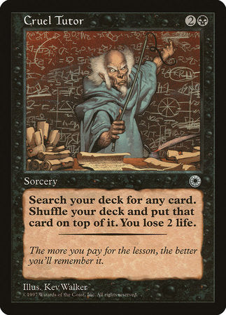 Cruel Tutor [Portal] | The Time Vault CA