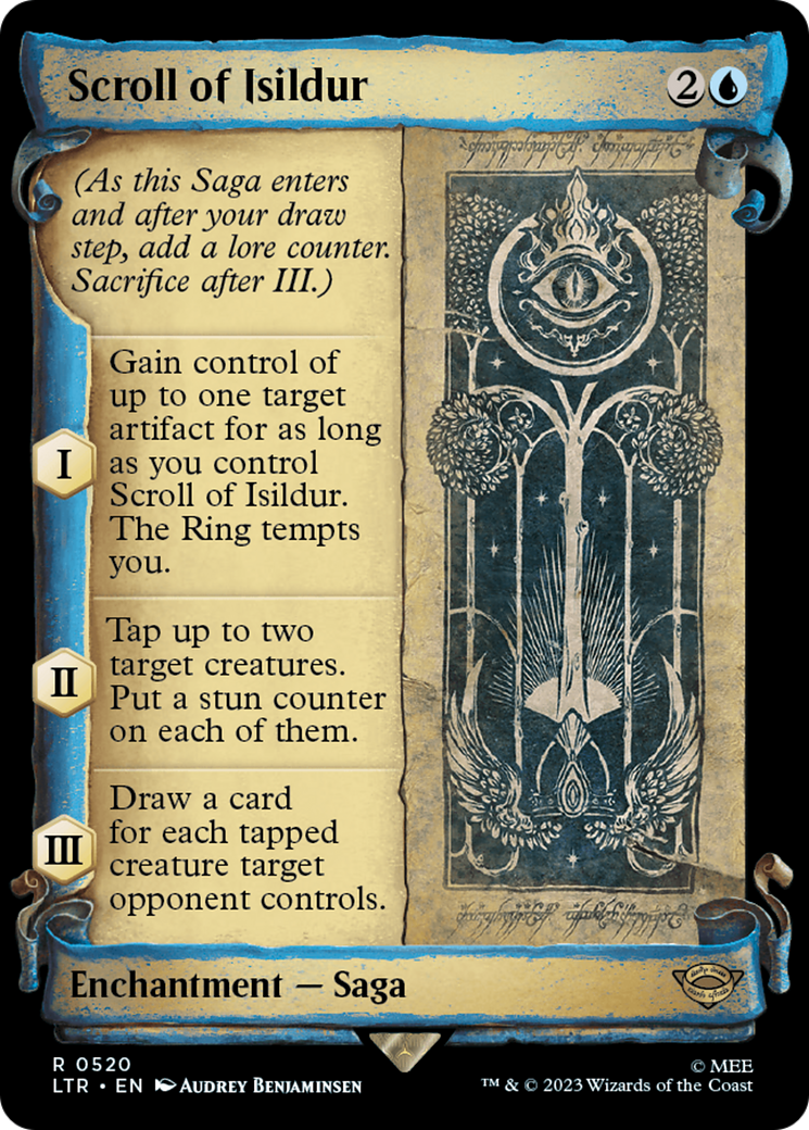 Scroll of Isildur [The Lord of the Rings: Tales of Middle-Earth Showcase Scrolls] | The Time Vault CA