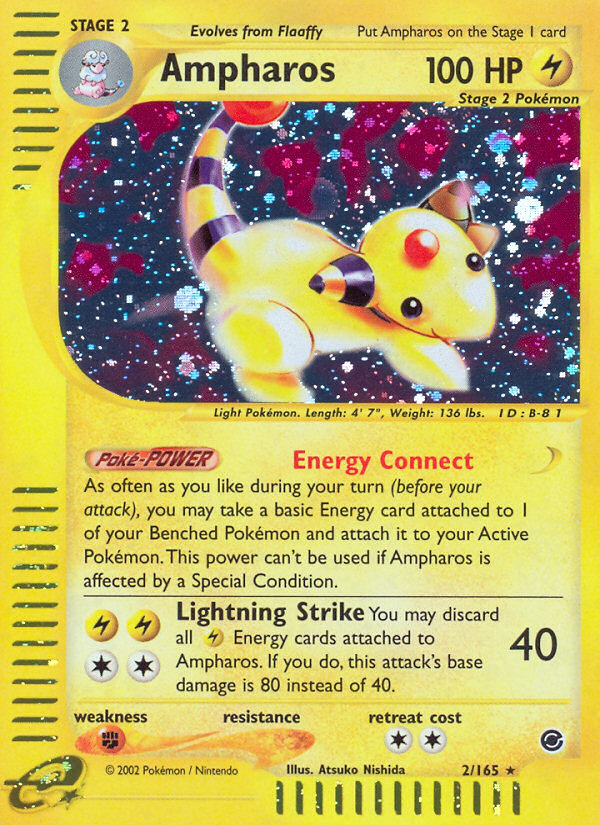 Ampharos (2/165) [Expedition: Base Set] | The Time Vault CA