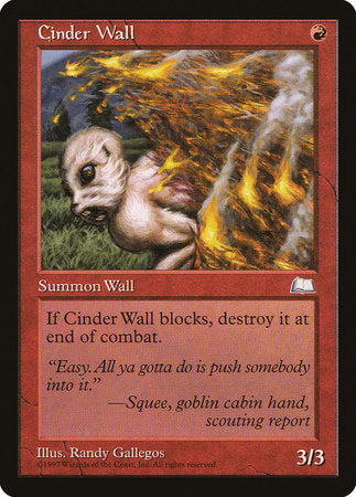 Cinder Wall [Weatherlight] | The Time Vault CA