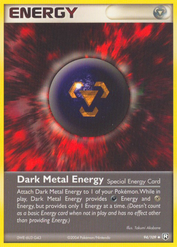 Dark Metal Energy (94/109) [EX: Team Rocket Returns] | The Time Vault CA