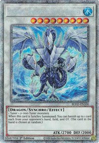 Trishula, Dragon of the Ice Barrier (Starlight Rare) [BLVO-EN100] Starlight Rare | The Time Vault CA