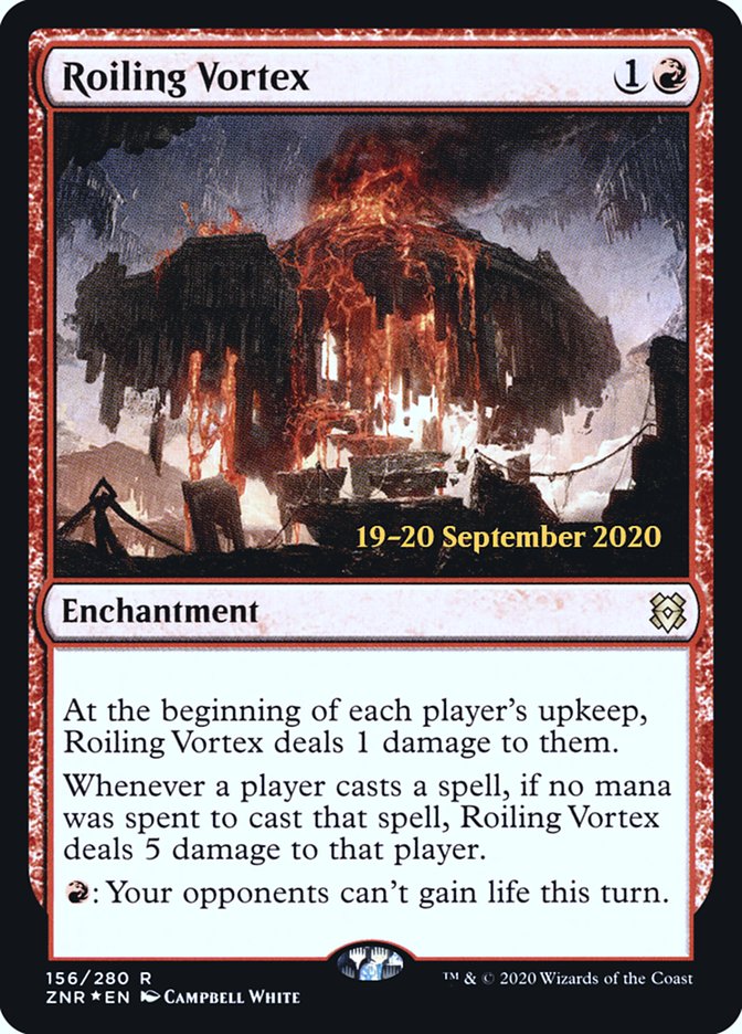 Roiling Vortex  [Zendikar Rising Prerelease Promos] | The Time Vault CA