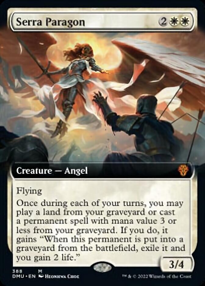 Serra Paragon (Extended Art) [Dominaria United] | The Time Vault CA